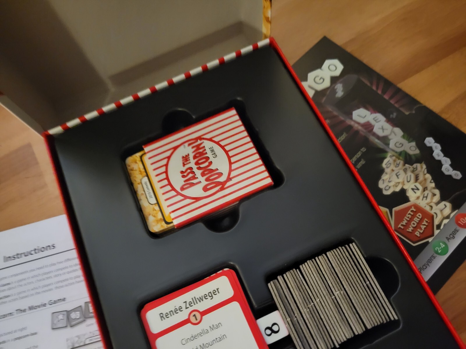 PASS THE POPCORN board GAME Your Ticket to Fast-Paced Movie Trivia Fun COMPLETE