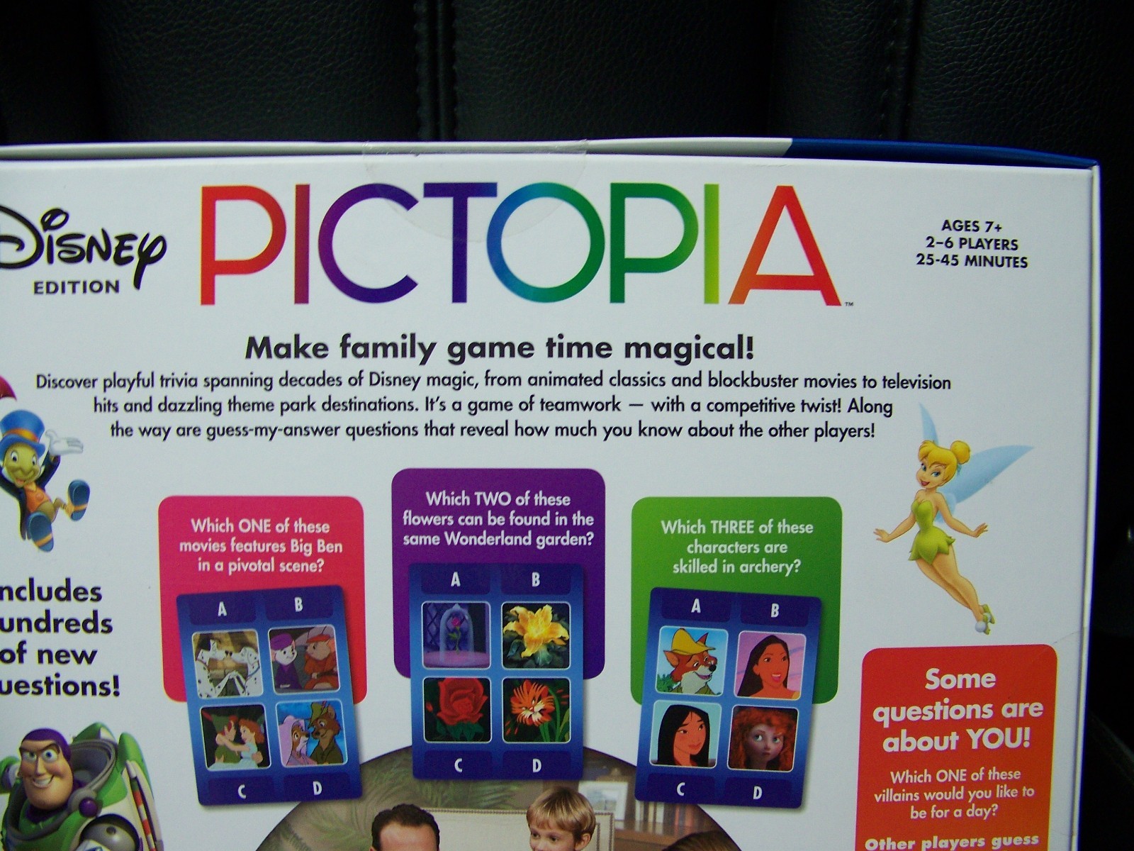 Pictopia Disney Edition The Ultimate Picture Trivia Family Game Ravensburger New