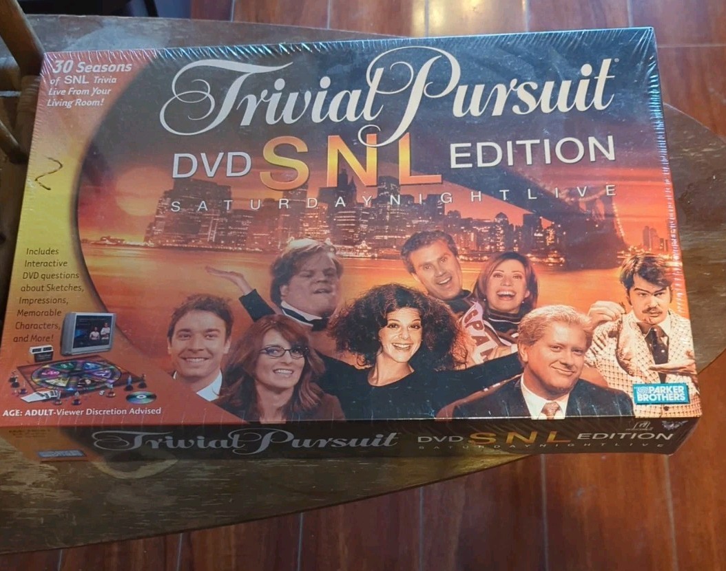 NEW 2004 Trivial Pursuit SNL DVD Edition Saturday Night Live Trivia Board Game!