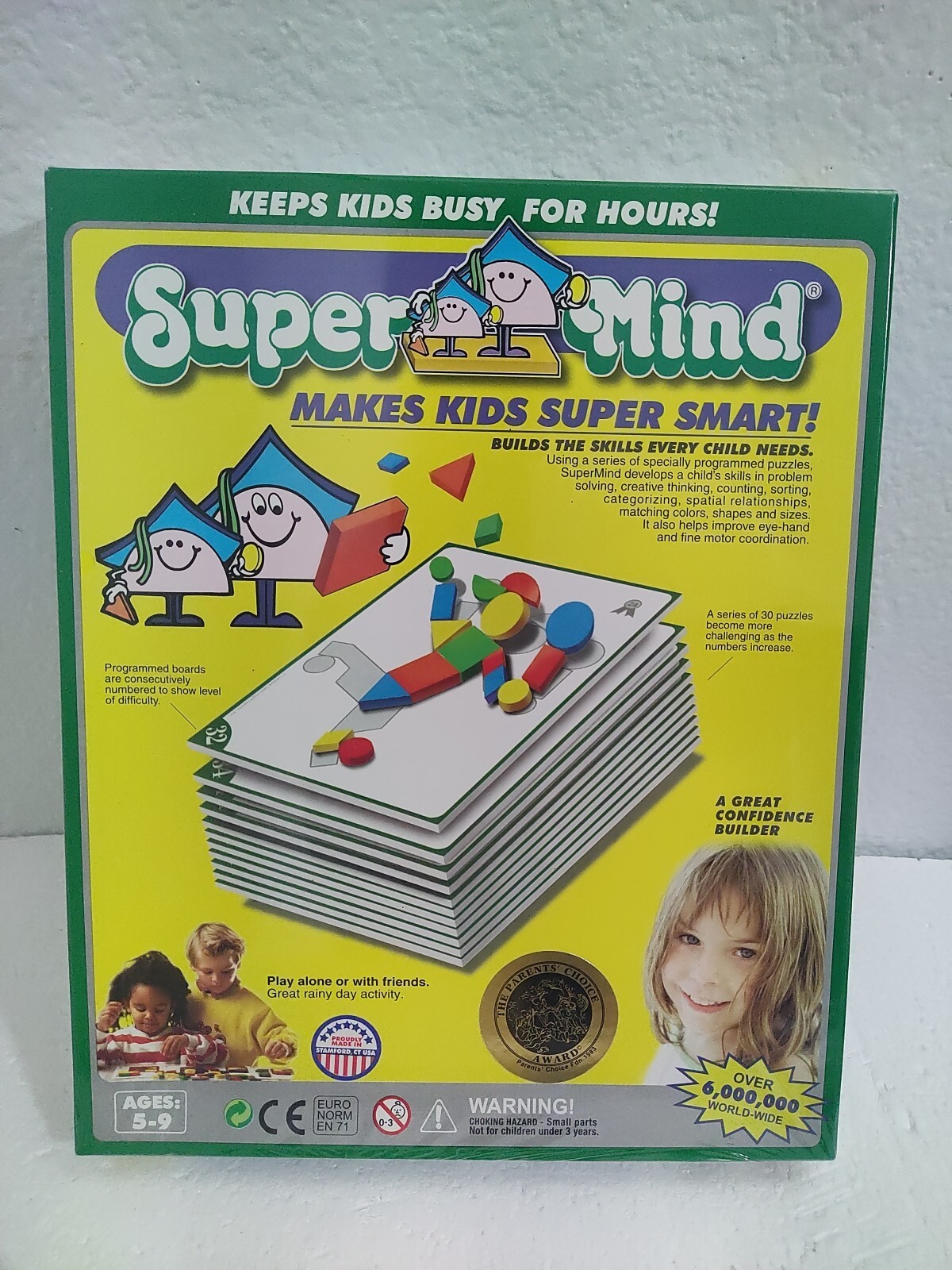 🟠Super Mind Game Makes Kids Smart Keeps Them Busy For Hours NIB 🟠