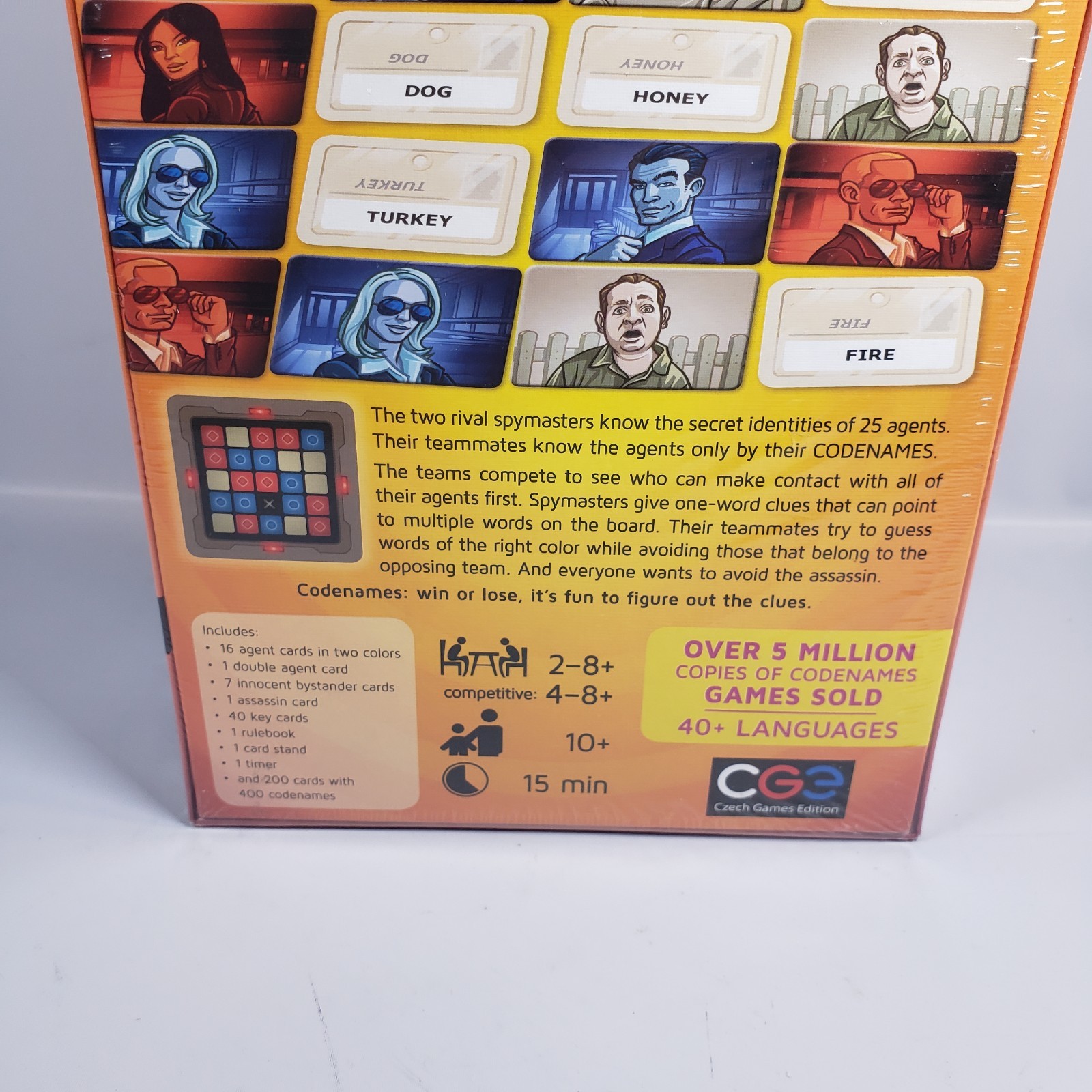 Codenames Board Game Czech Games Vlaada Chvatil Party Word Game NEW SEALED