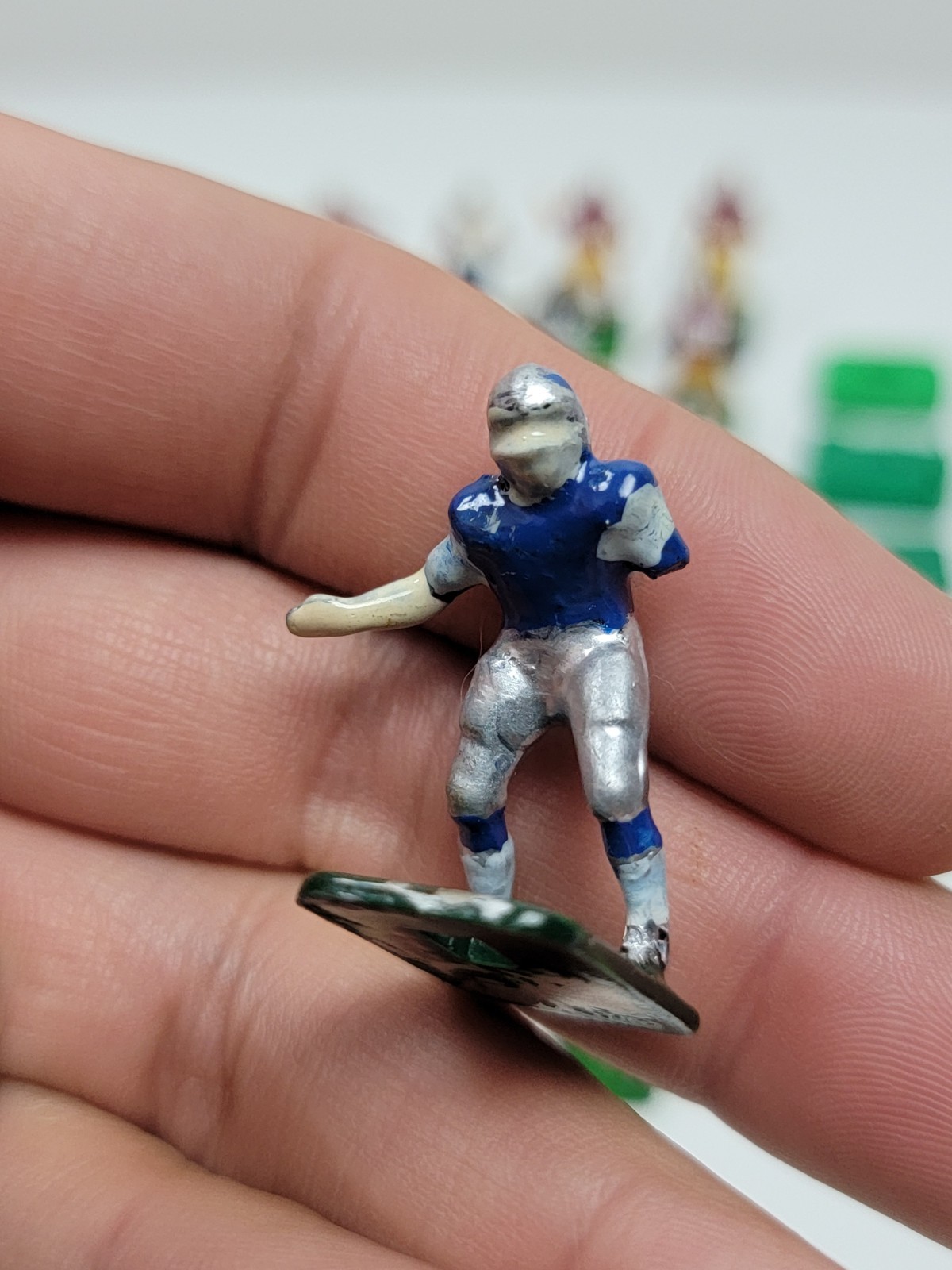 Vintage Tudor Electric Football Game NFL Team Figures Lot Of 24 Mixed