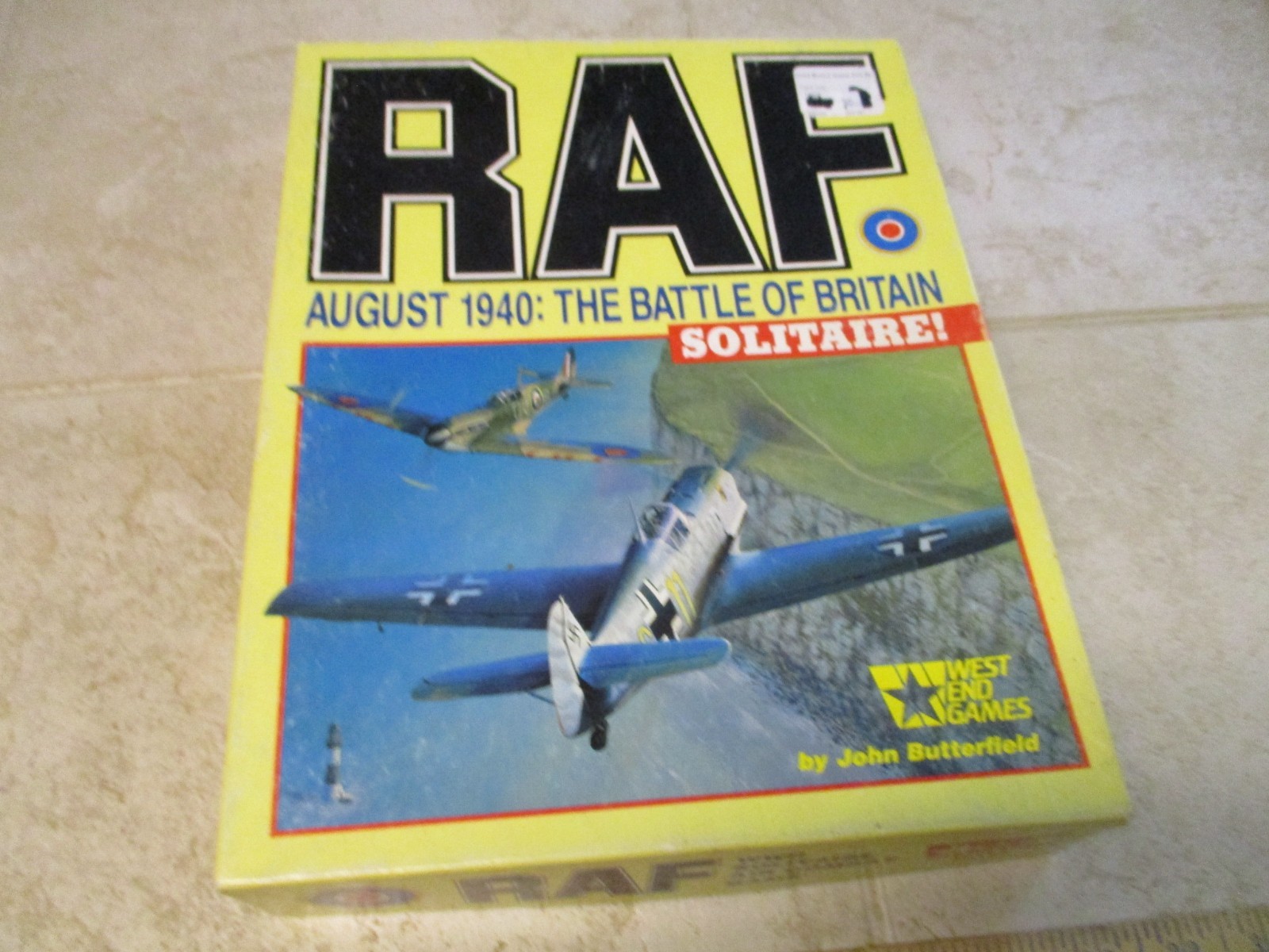WEST END Games RAF BOARD GAME (1986) LN AUGUST 1940: THE BATTLE OF BRITAIN RPG