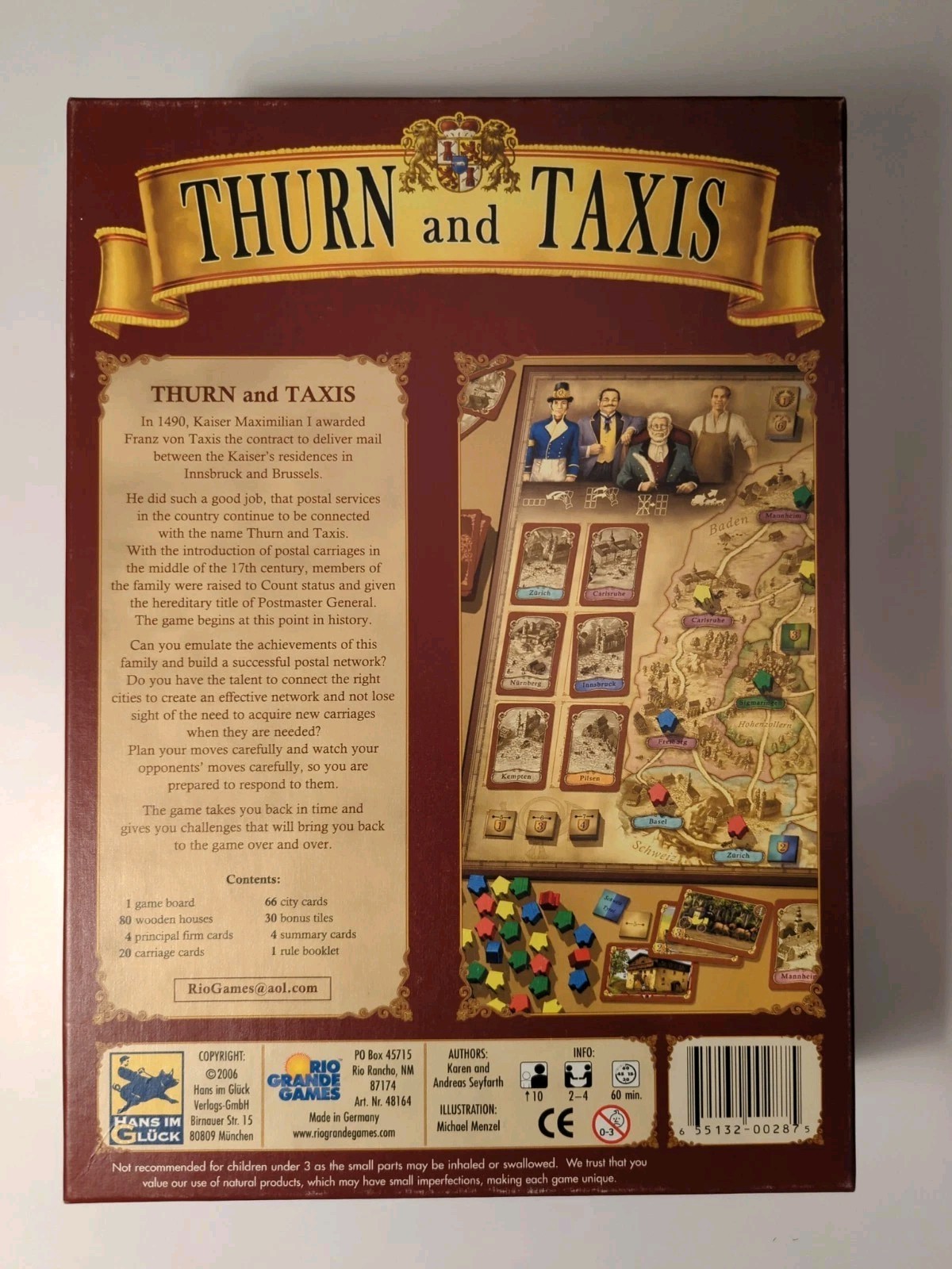 Thurn and Taxis Historical Board Game