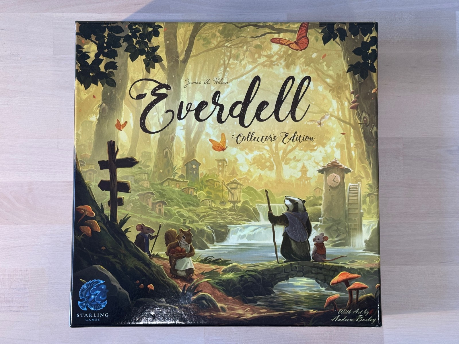 Everdell + Spirecrest Collector’s Editions Board Game Complete Starling