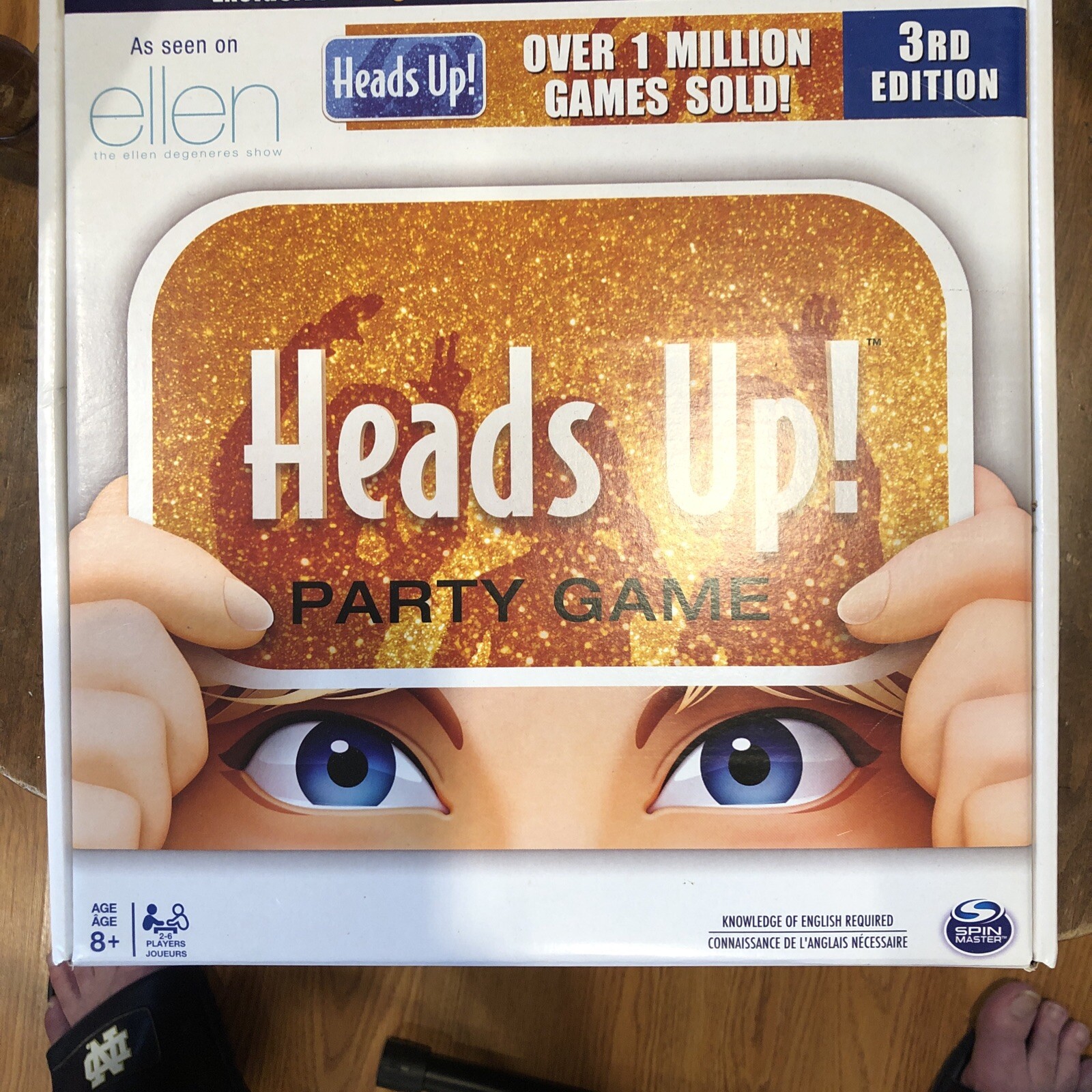 New Heads Up! Party Game 3rd Edition As Seen on the Ellen Degeneres Show Sealed