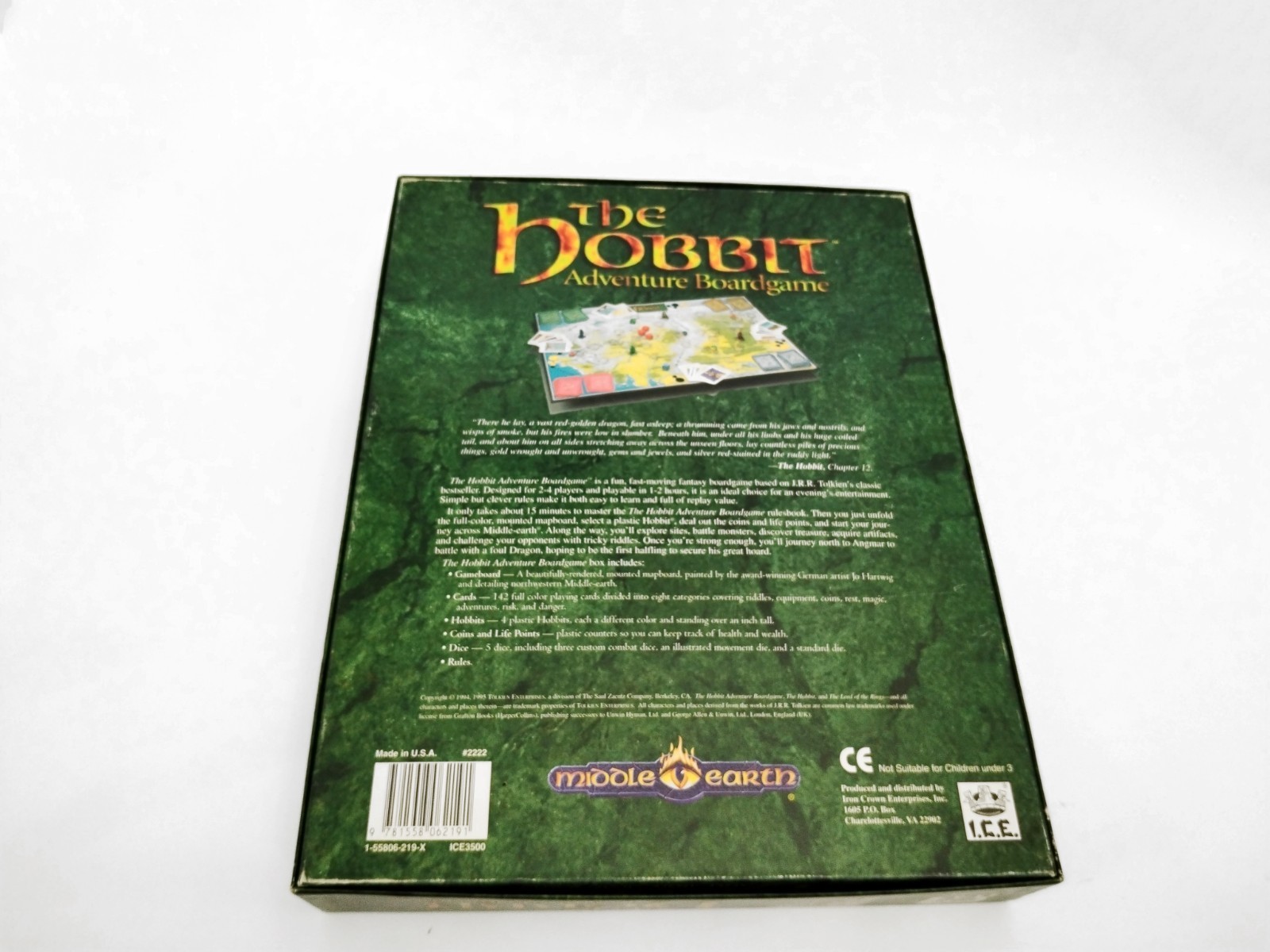The Hobbit Adventure Boardgame I.C.E 1994 Complete