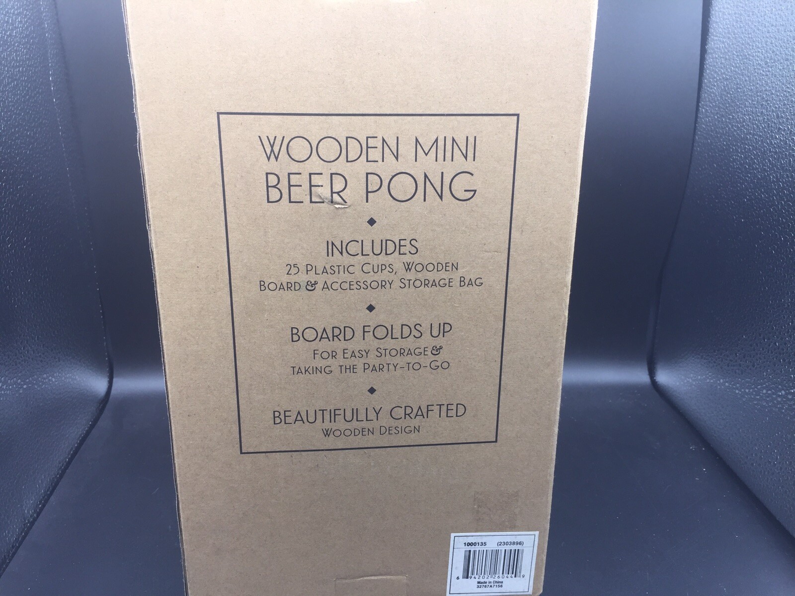 WOODEN MINI BEER PONG PARTY GAME BY STUDIO MERCANTILE