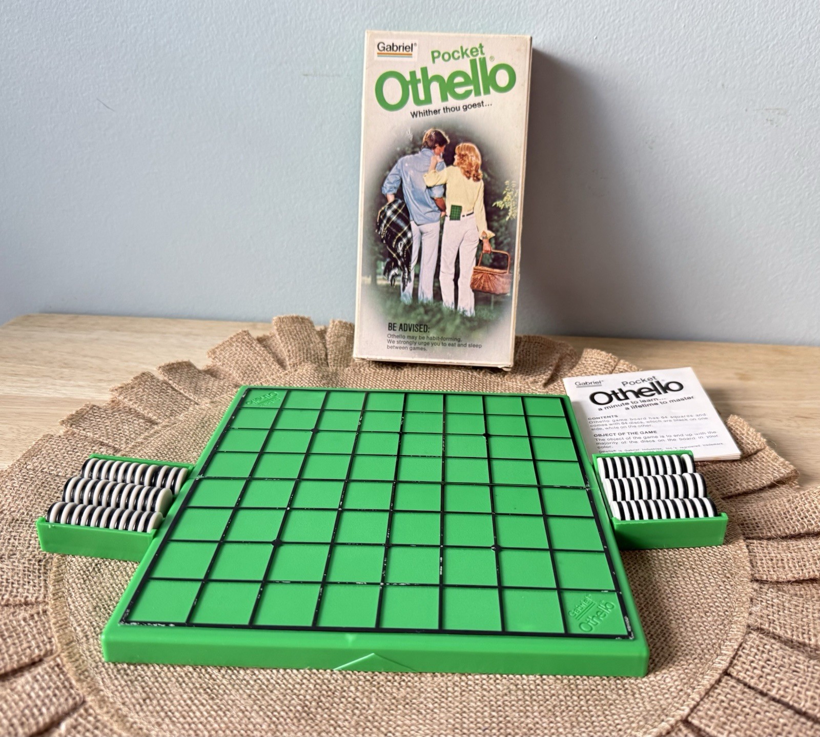Gabriel Pocket Hello Travel Game -Complete 1977 Vintage 78394