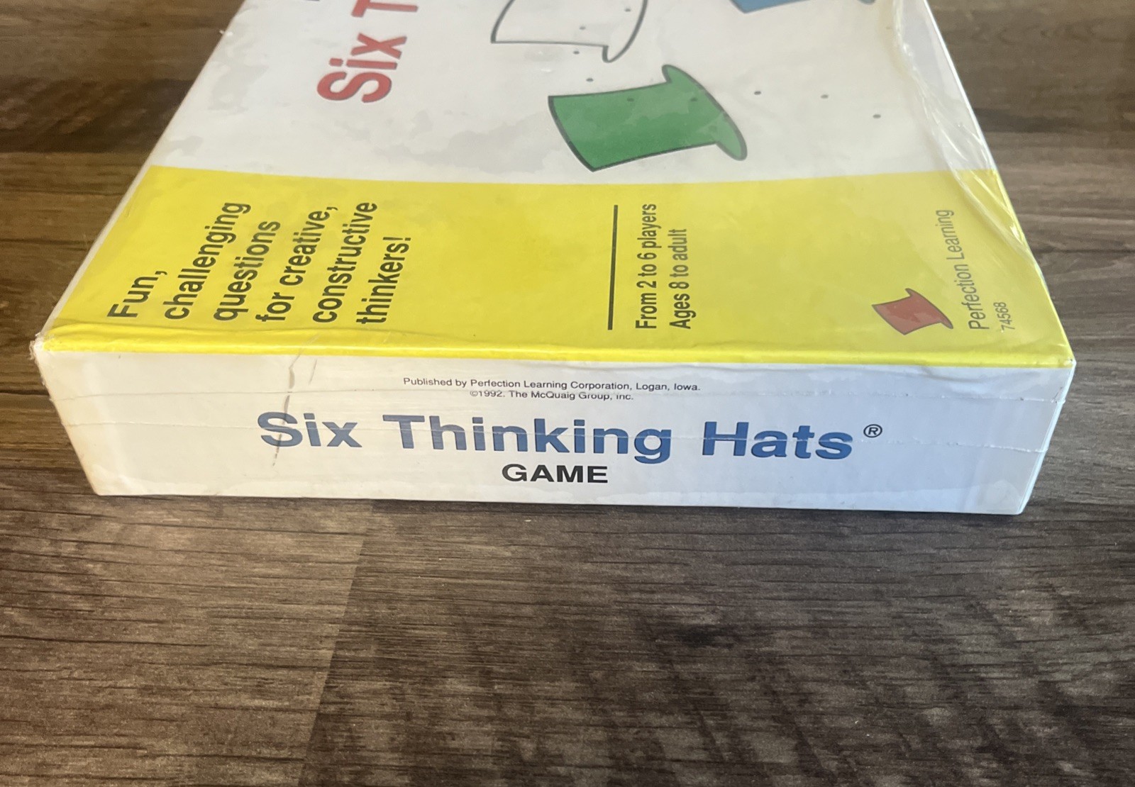 Vintage Six Thinking Hats Game New Factory Sealed in Box 2 to 6 Players Rare