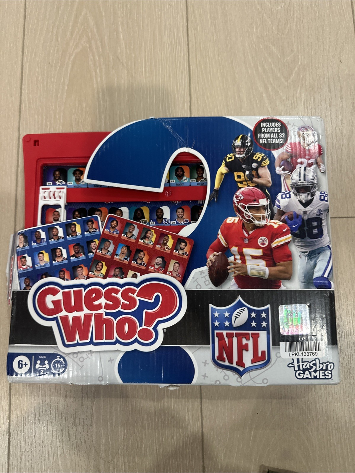 Guess Who? NFL Edition Board Game | Officially Licensed NFL Has to Games