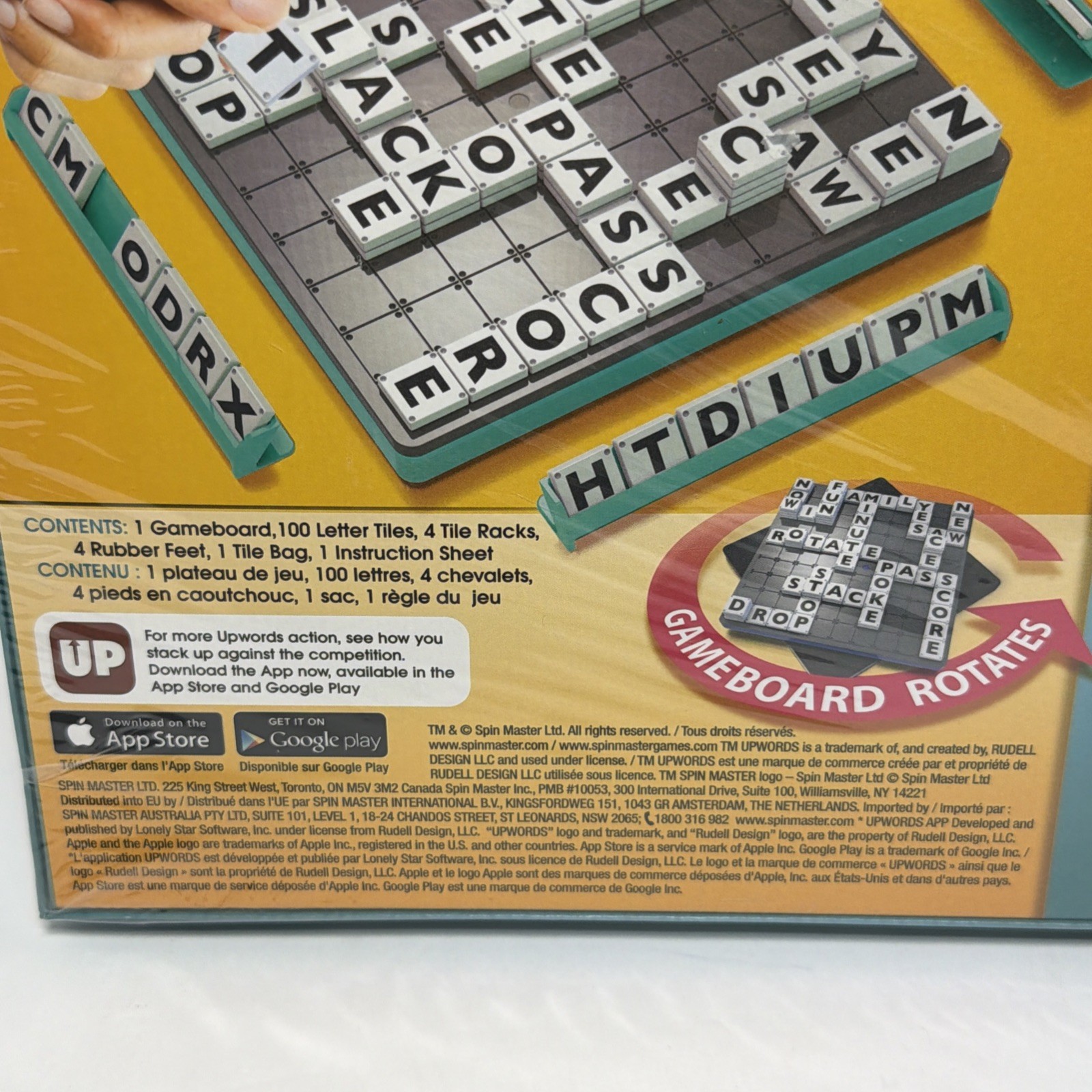 Factory Sealed UPWORDS Board Game Spin Master