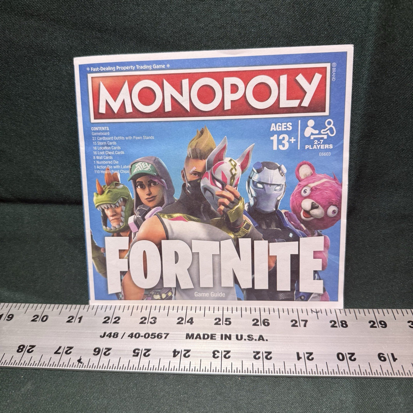 Fortnite Monopoly~Parker Brothers~Hasbro Gaming-Free Shipping