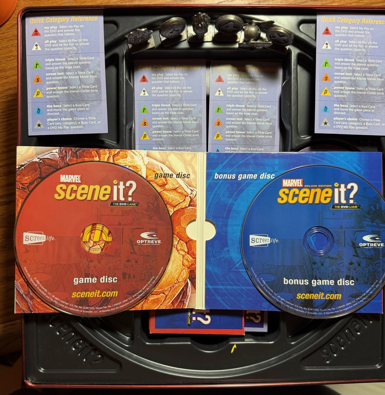 Screenlife Marvel Scene It? Deluxe Edition DVD Trivia Game 2+ Players