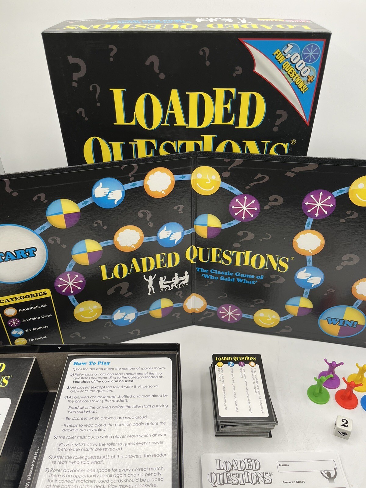 Loaded Questions Family &Party Game 2014 Teen-Adult Classic Game “Who Said What”