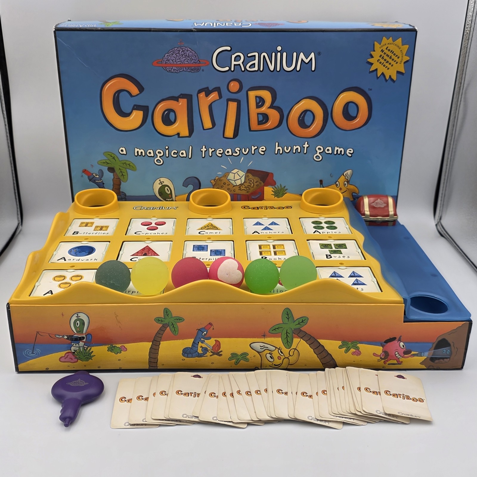 Incomplete Cranium Cariboo Magical Treasure Hunt Board Game 2002 Beginner