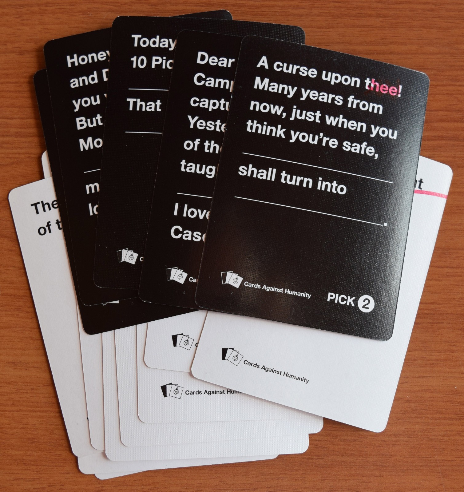 CARDS AGAINST HUMANITY, FIRST EXPANSION, NON-DENOMINATIONAL SEASONS GREETING LOT