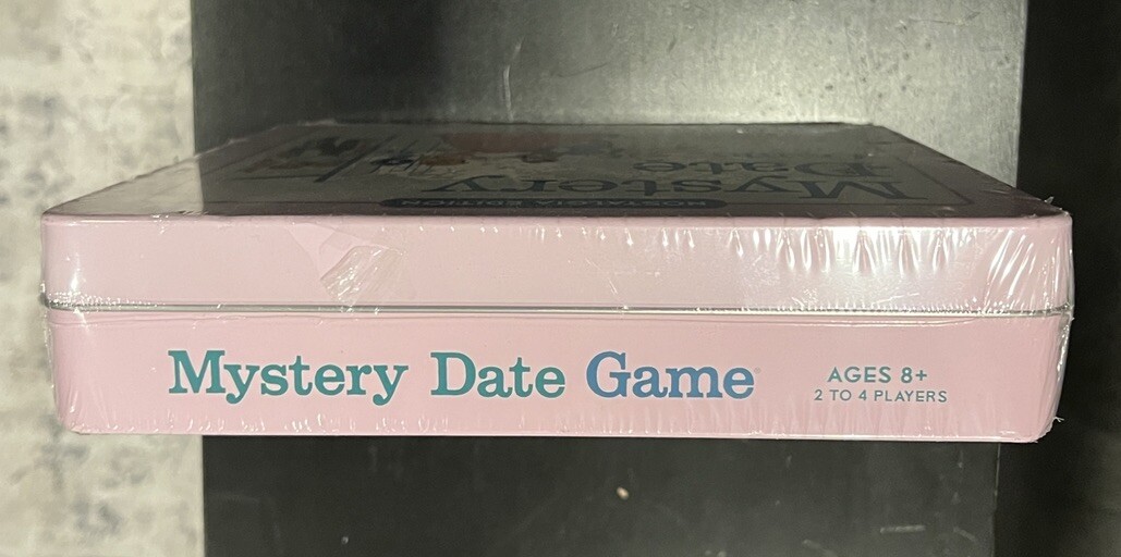 New Sealed Mystery Date Board Game Tin Nostalgia Edition Hasbro 2014