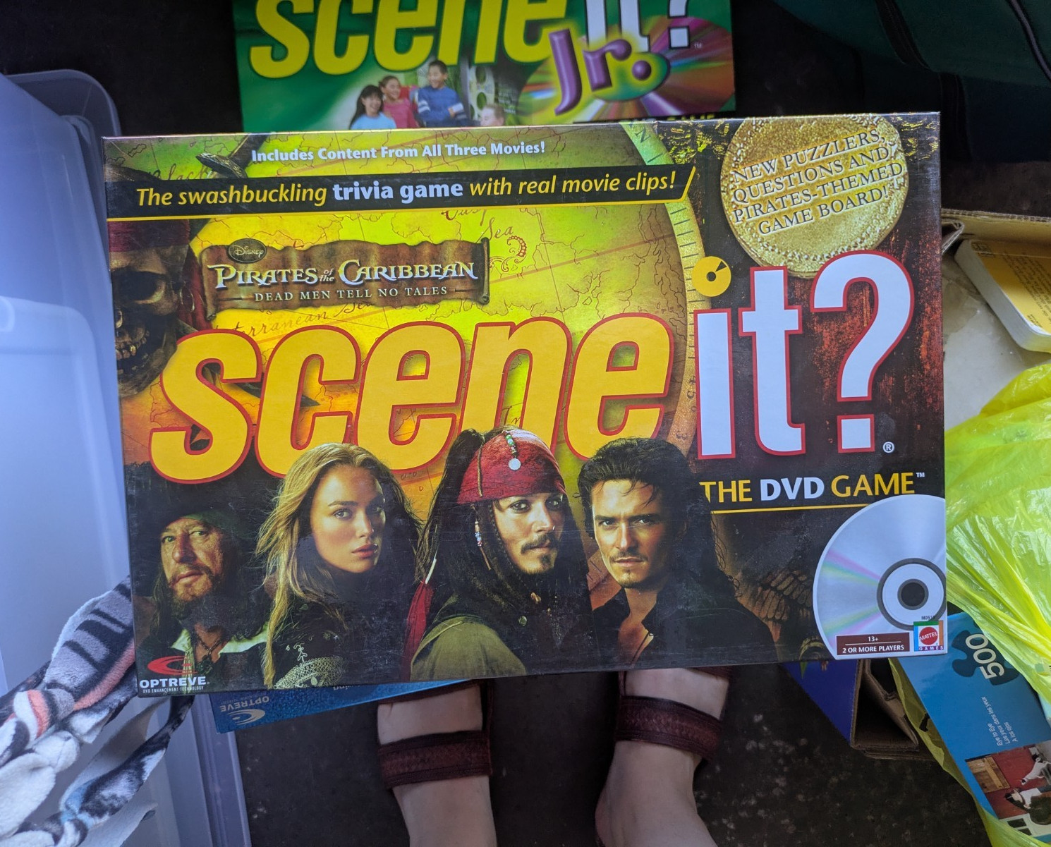 Screenlife Scene It? Pirates of the Caribbean DVD Game Complete 2+ Players
