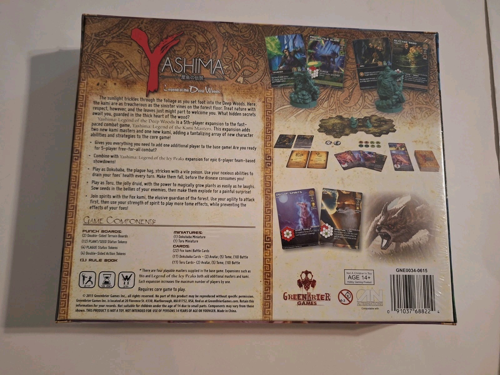 Yashima Legend of the Deep Woods Greenbrier Games Brand New & Sealed in Box