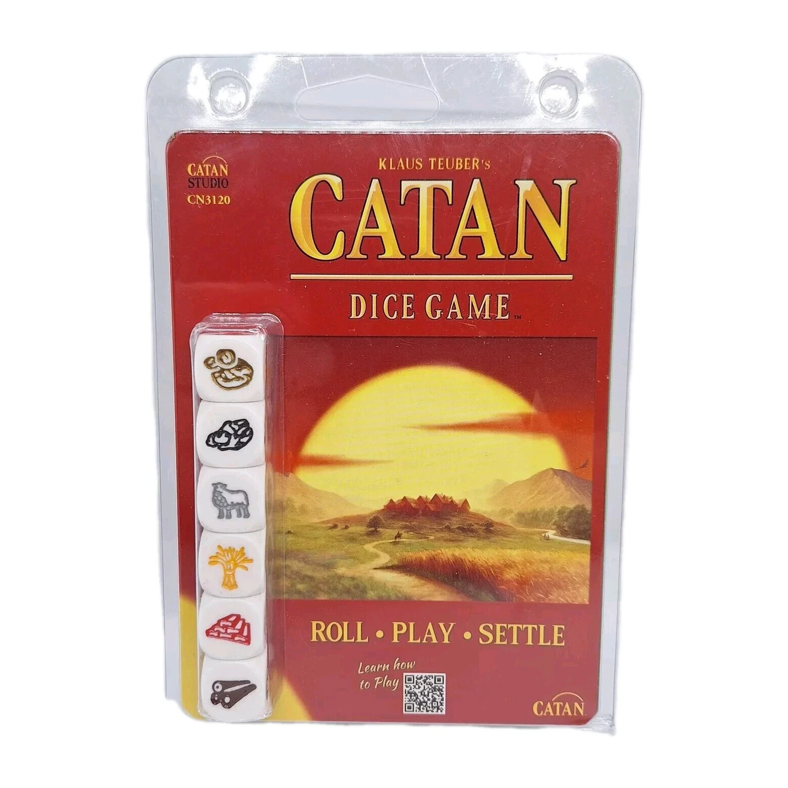 Catan Dice Game Clamshell Edition Catan Studios CN3120 Settlers Family