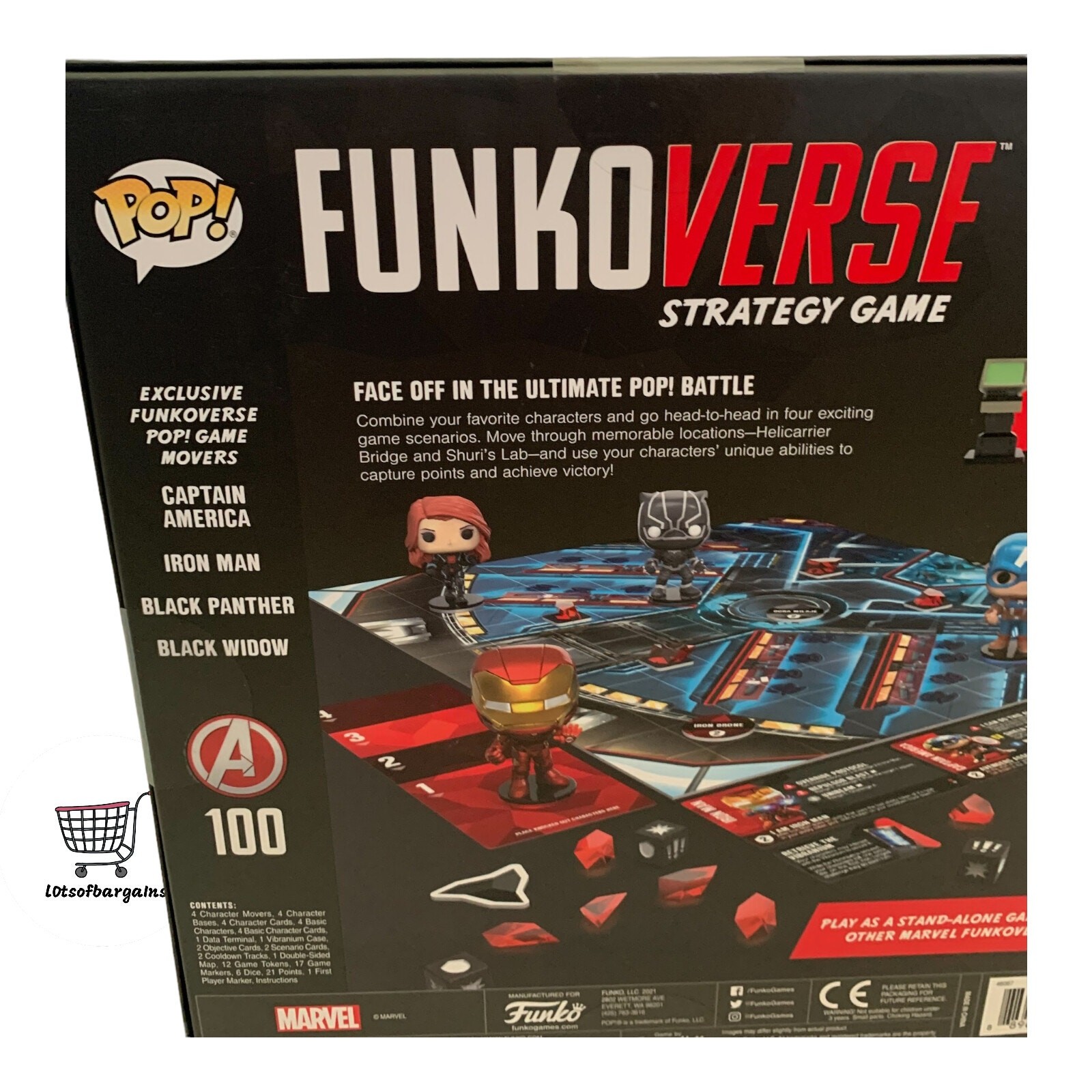 Funko Funkoverse Marvel 100 4 Pack Strategy Board Game Unopened New