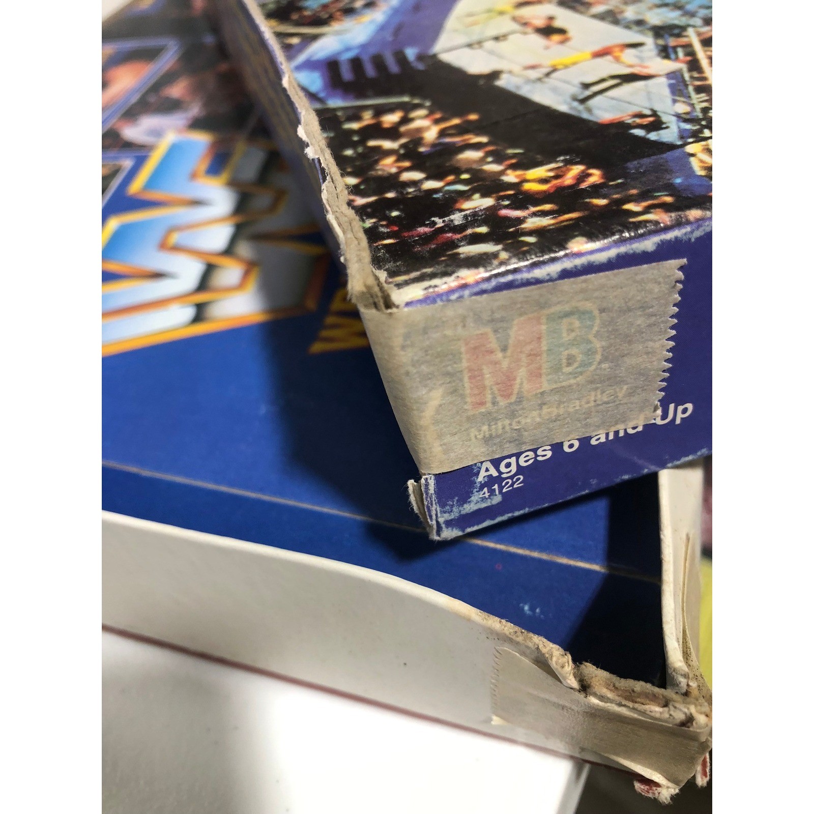 Vintage 1990 WWF Wrestling Challenge Board Game Milton Bradley
