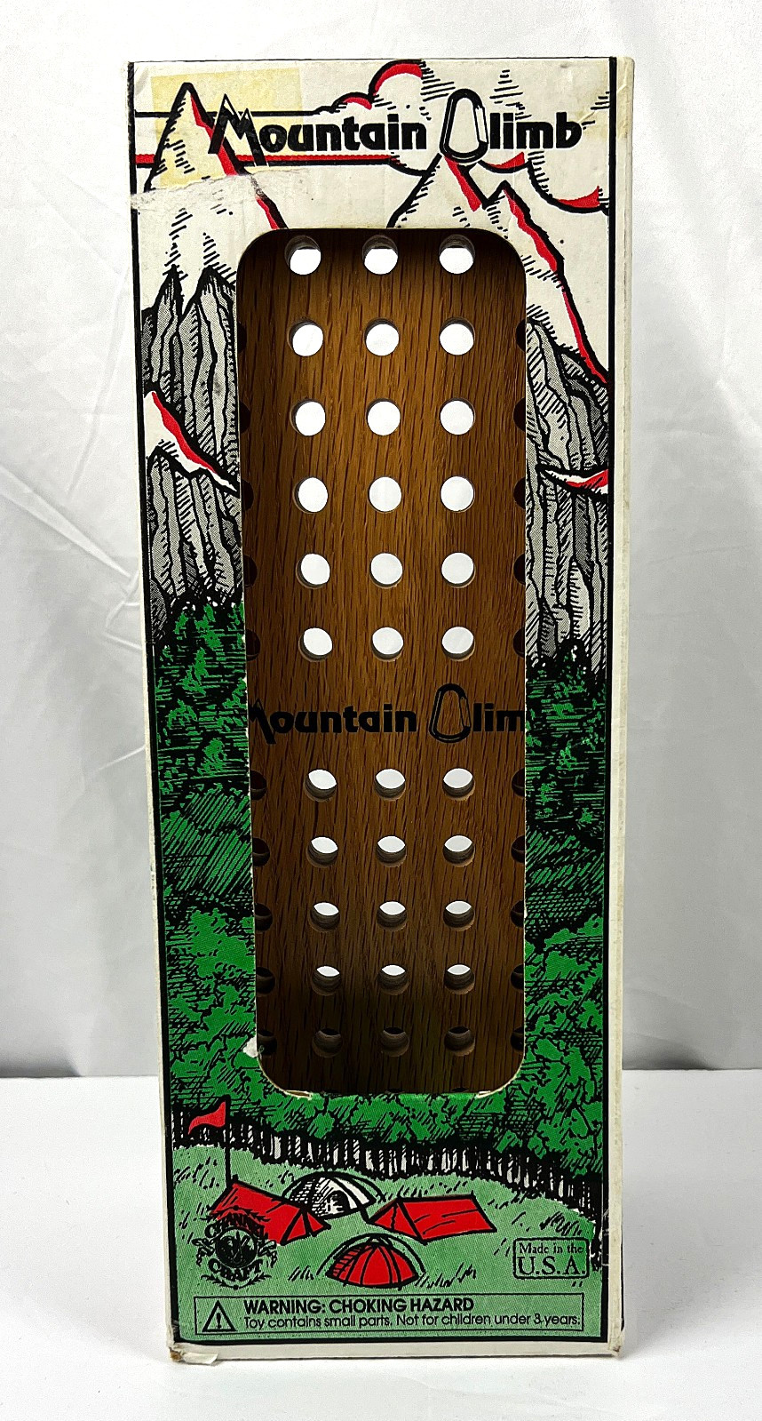 NEW VTG Mountain Climb Game – Wood Peg Board Strategy Channel Craft Made in USA
