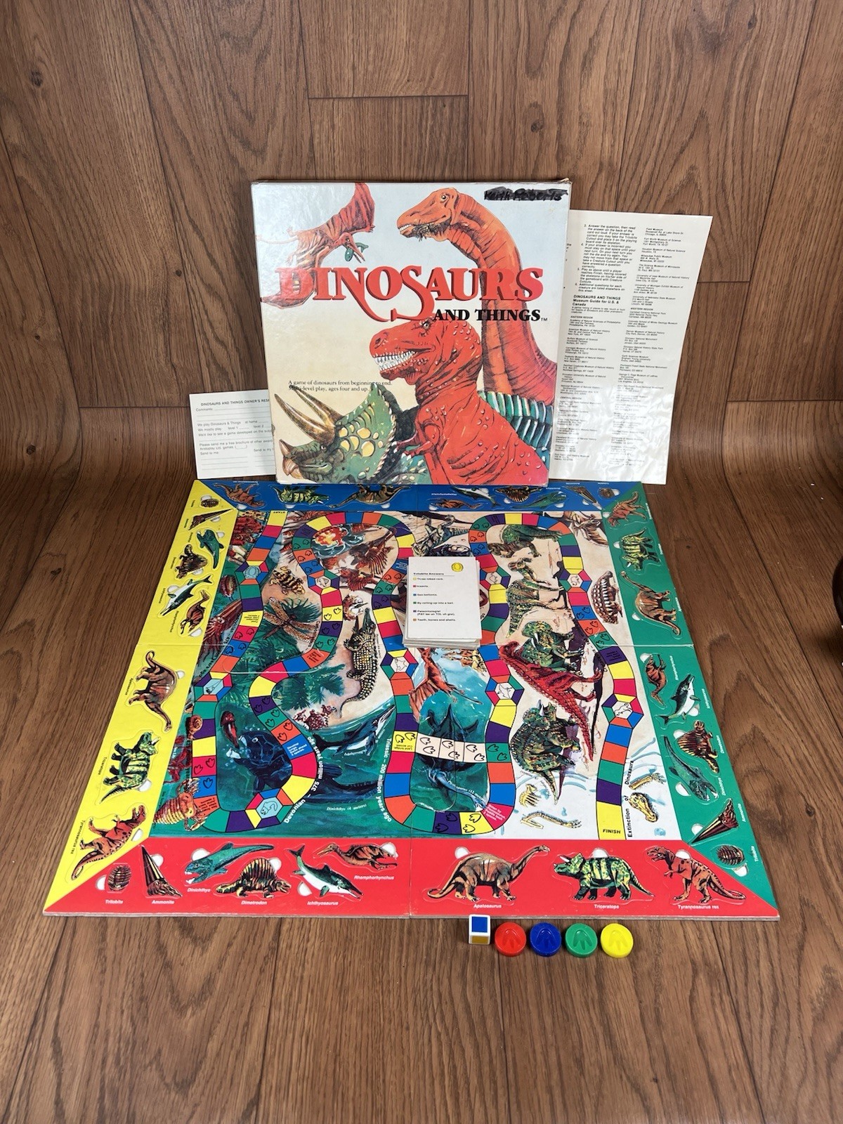 VTG Dinosaurs and Things Board Game by Aristoplay Complete!