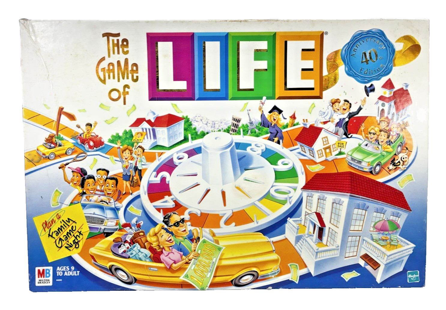 The Game of Life 40th Anniversary Board Game 1999 Vintage 99% Complete