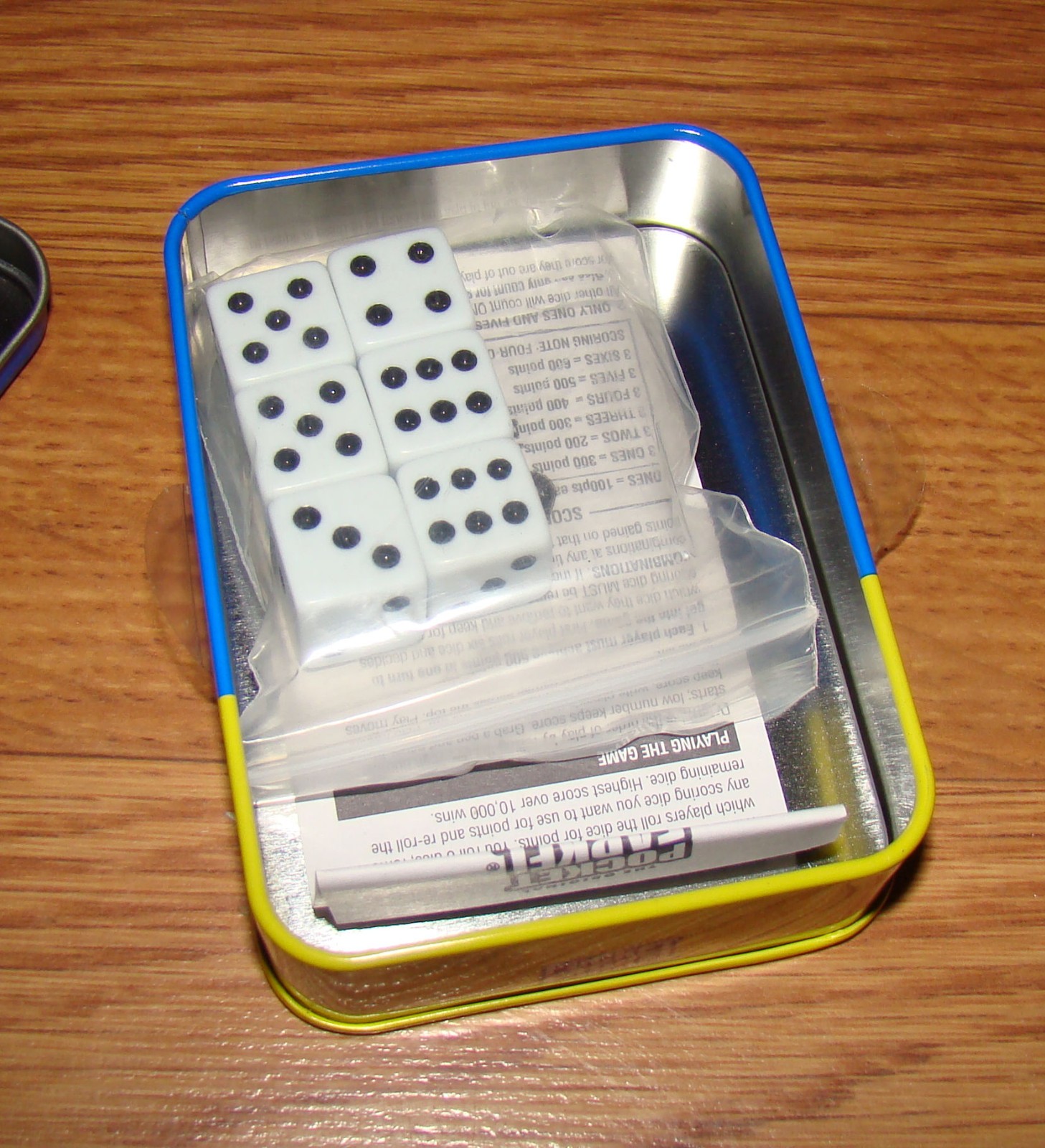 The Original Pocket Farkel: Dice Game of Guts and Luck + Mini Uno Bullseye