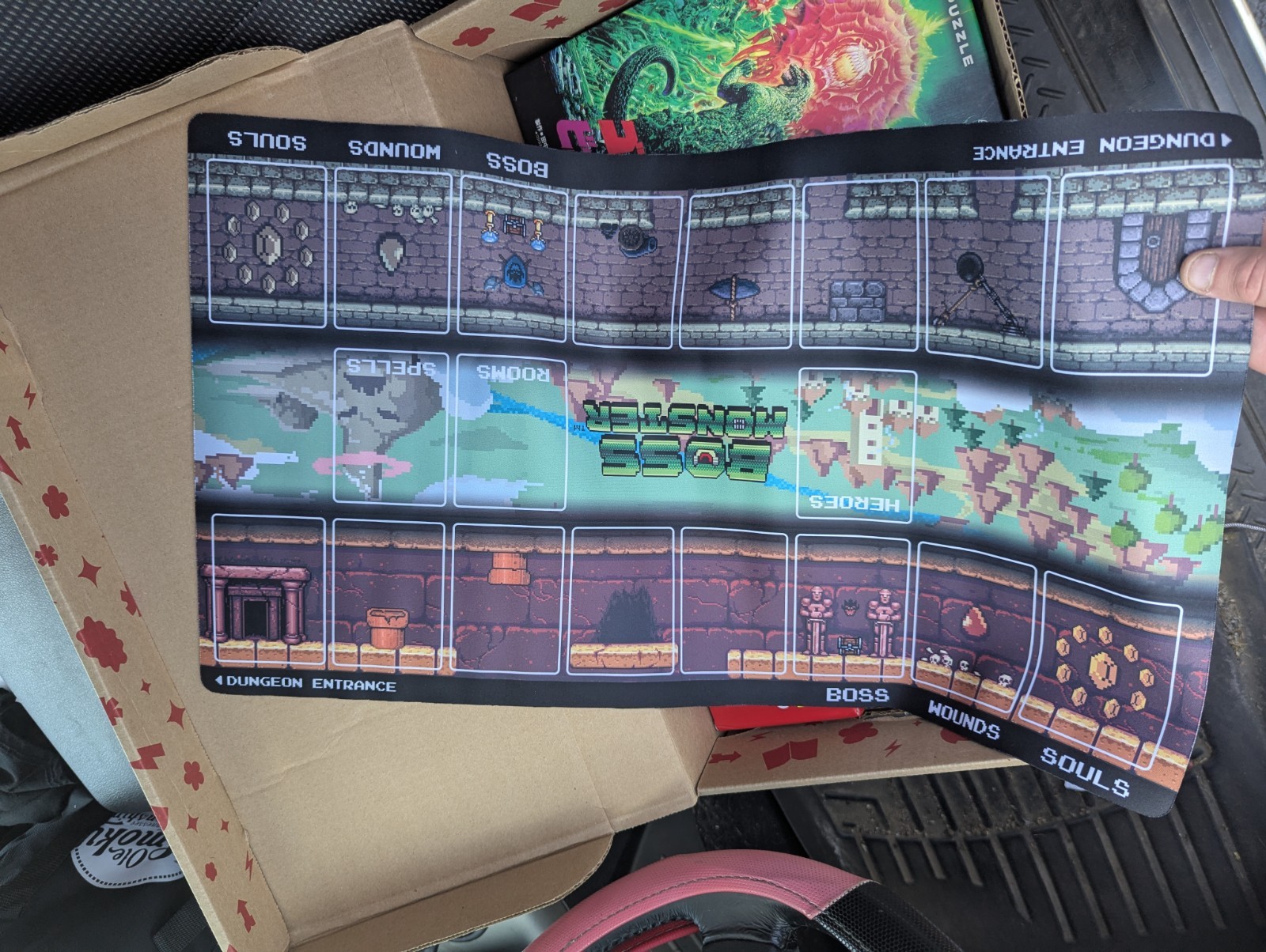 Boss Monster: The Dungeon Building Card Game – Official Play Mat