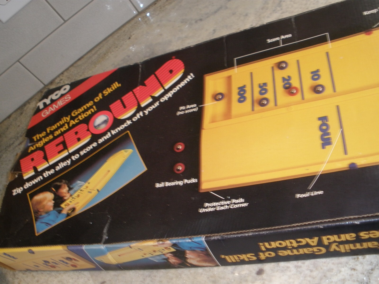 VINTAGE TYCO 1990 REBOUND GAME IN BOX