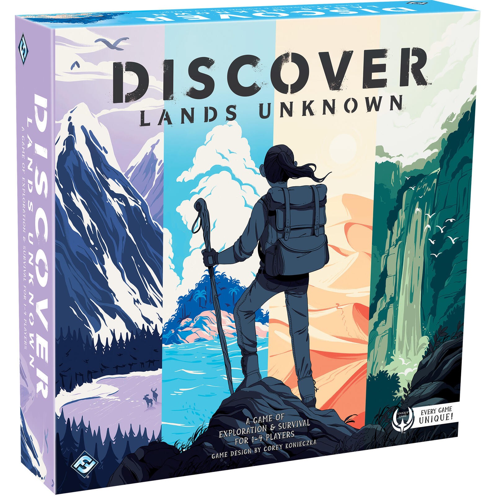 Discover: Lands Unknown Board Game | A Game of Exploration and Survival