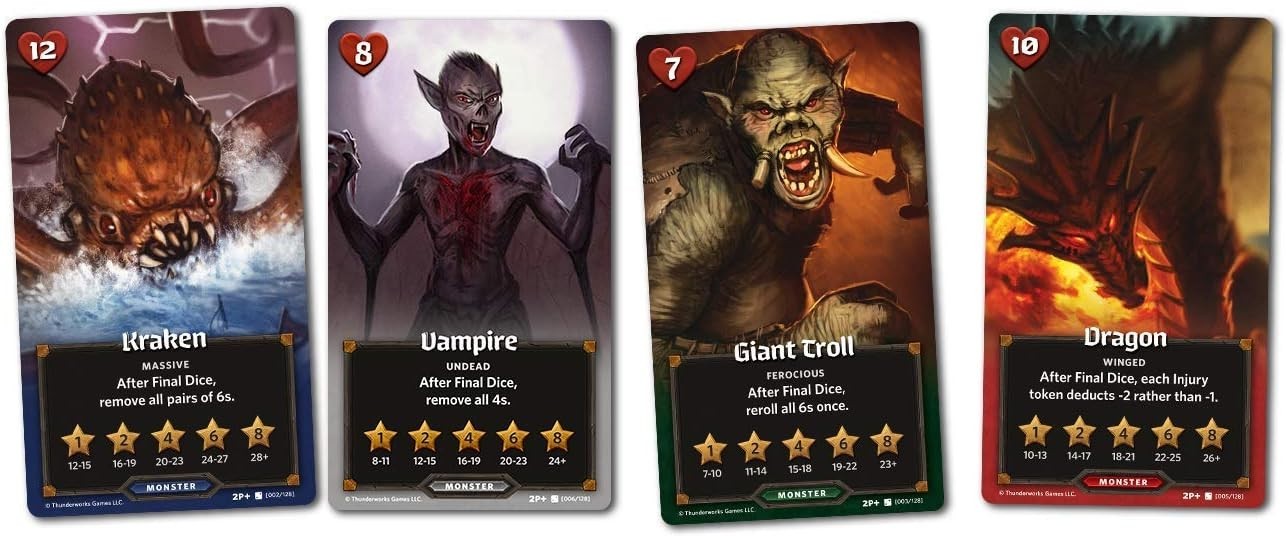 Monsters Minions Expansion for Roll Player – Strategic Fantasy Adventure