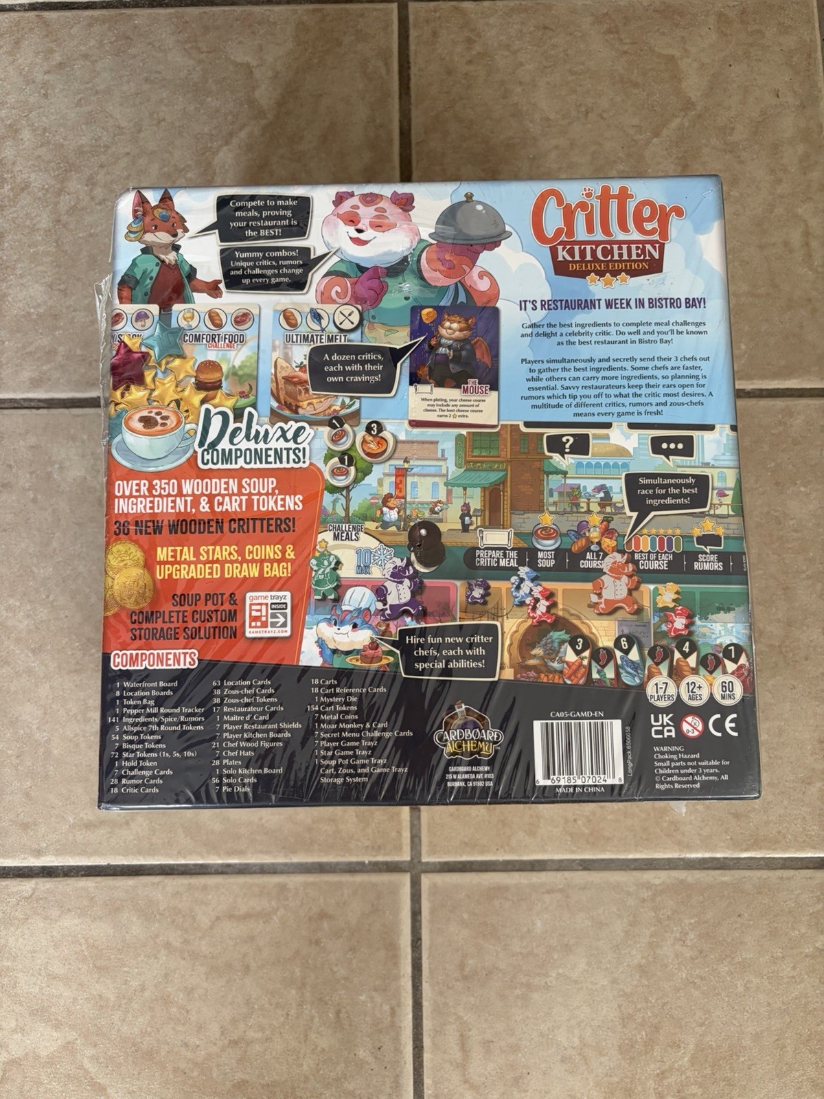 Cardboard Alchemy Board Game Critter Kitchen (Deluxe Kickstarter Ed)