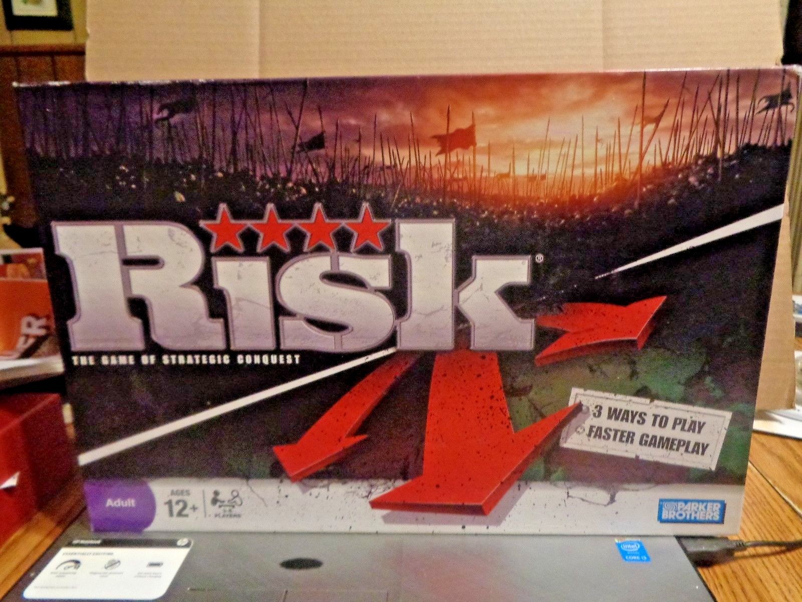 Risk Game Strategic Conquest Hasbro War Strategy Ages 12+ 3-5 Adult Parker Bros