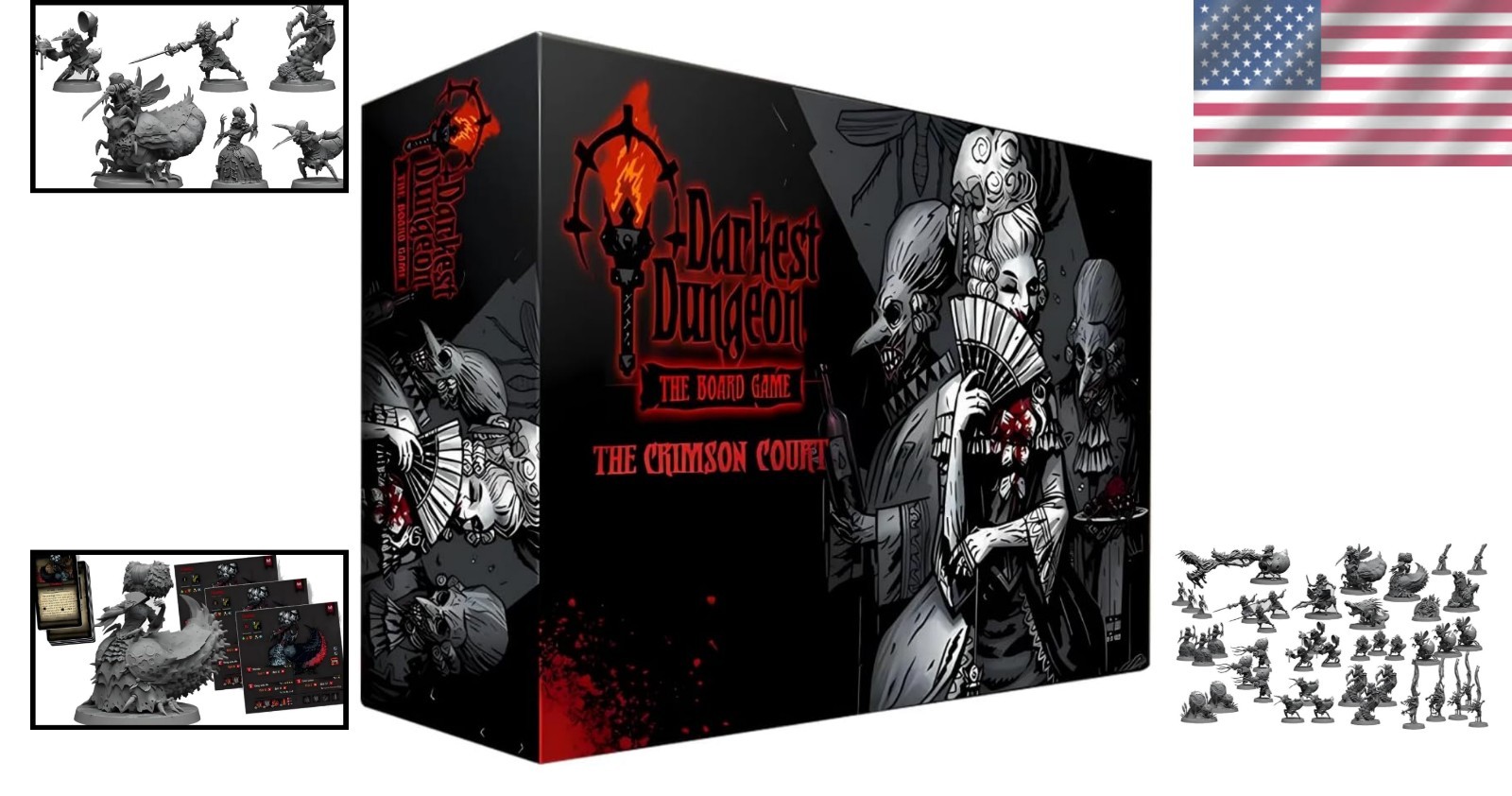 Mythic Games Darkest Dungeon: the Board Game – the Crimson Court Expansion