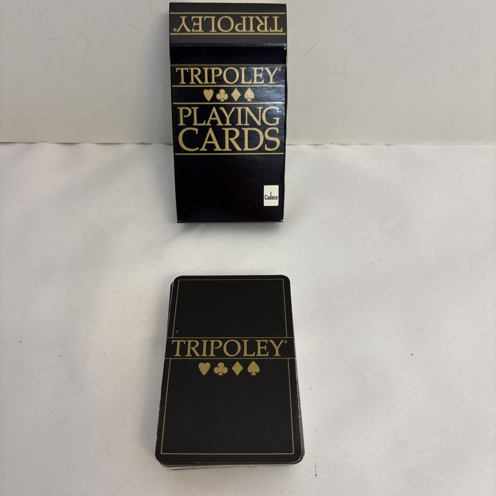 TRIPOLEY Tournament Edition NEW Cadaco 1992 Turntable Style HEARTS POKER RUMMY