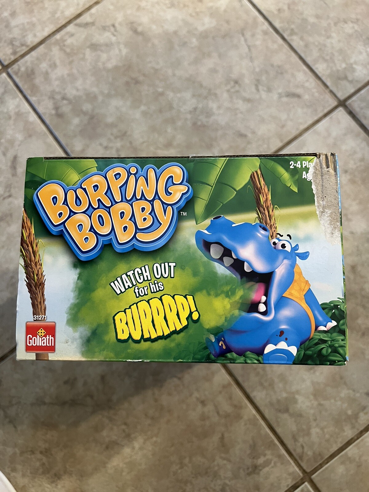 Burping Bobby Hippo Game Feed The Hippo But Watch Out for His Burp NEW