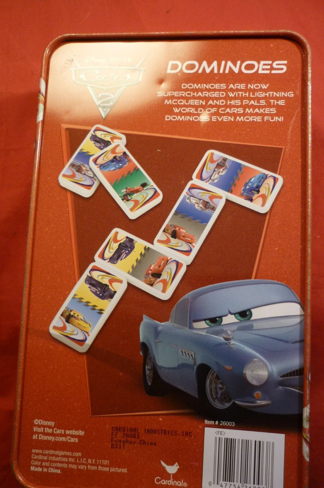 CARS 2 DOMINOES DISNEY PIXAR NEW SEALED