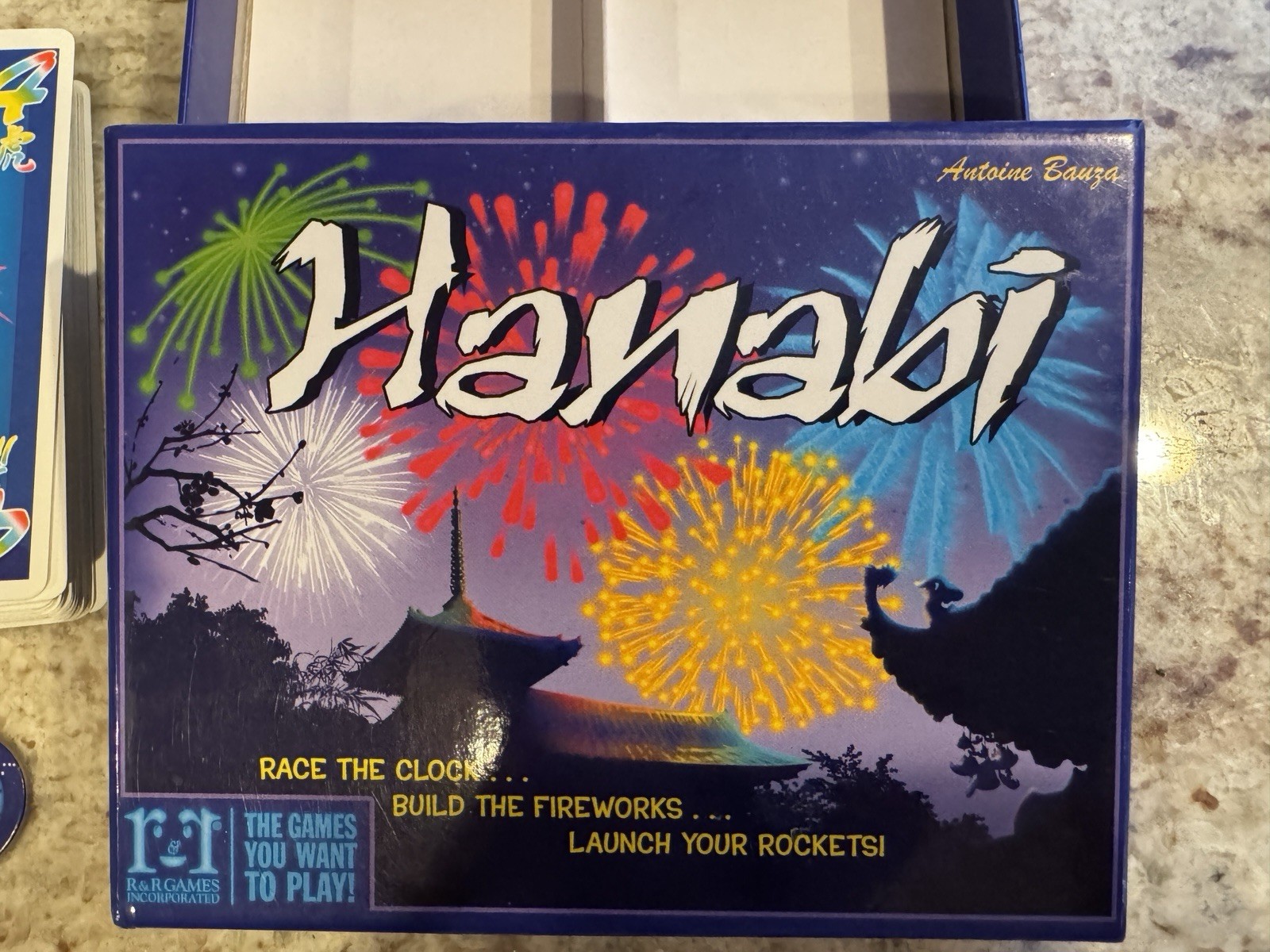 Hanabi Fireworks Card Game / Open Box / Complete
