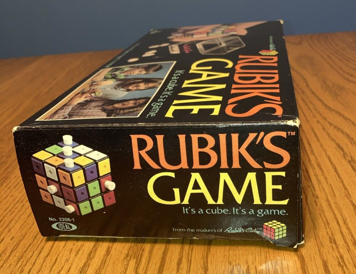 Vintage Rubik’s Cube Game 1982 Ideal Toy Corp Strategy