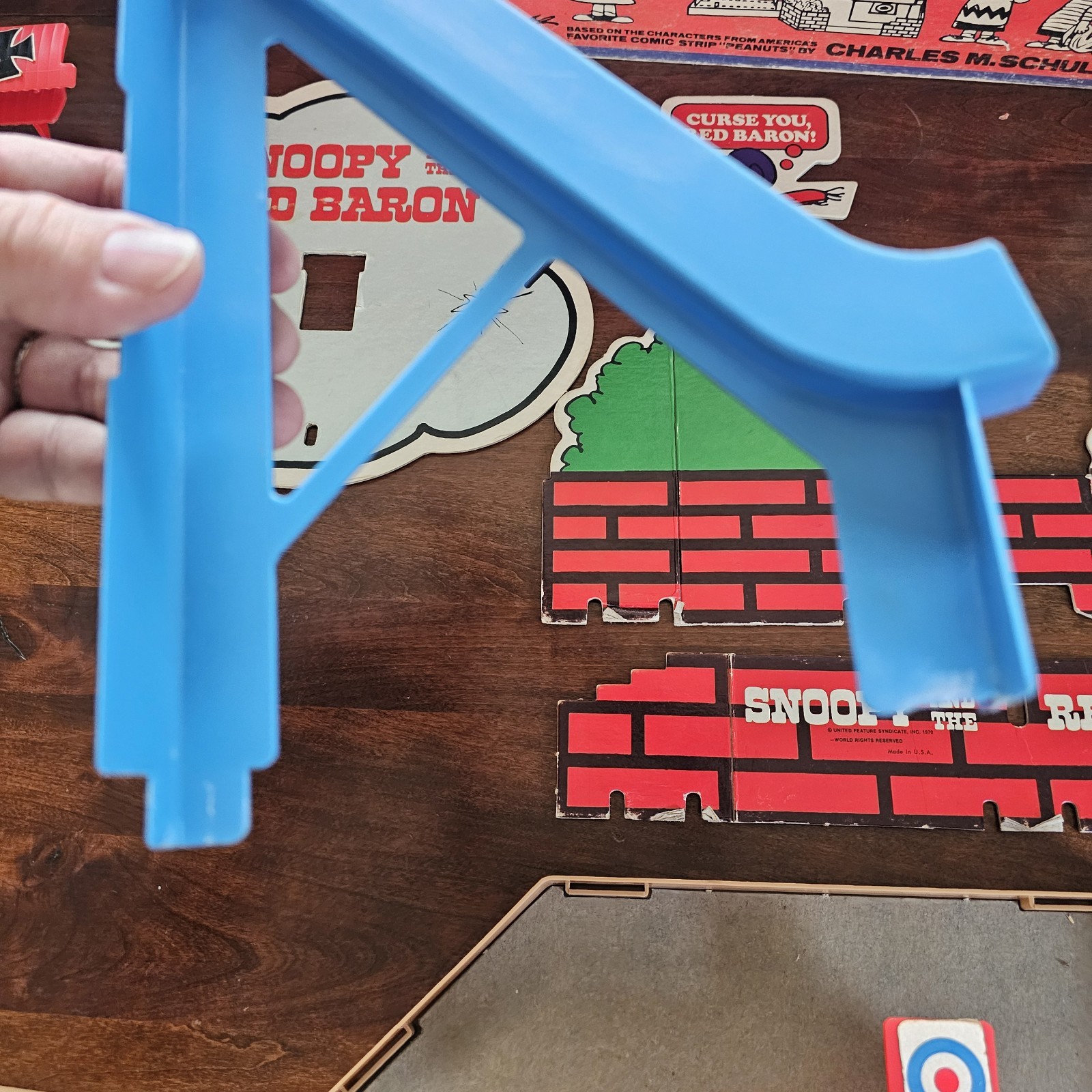 1970 Milton Bradley Snoopy and the Red Baron Skill and Action Game