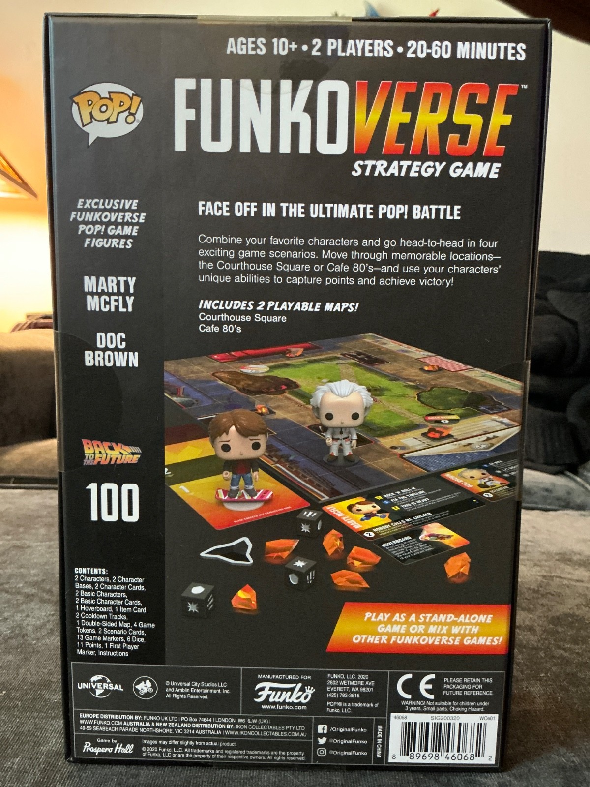 New Sealed Funkoverse Back to the Future Strategy Board Game English Version