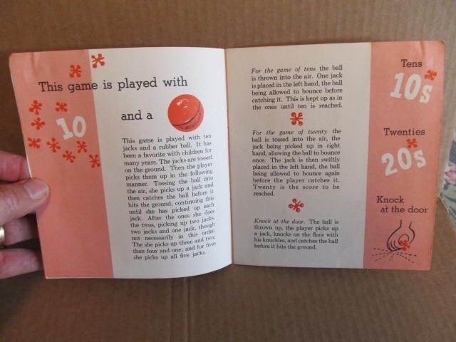 Vintage 1959 Story Book JAX Origin, History and Different JAX Games ~ Century Co