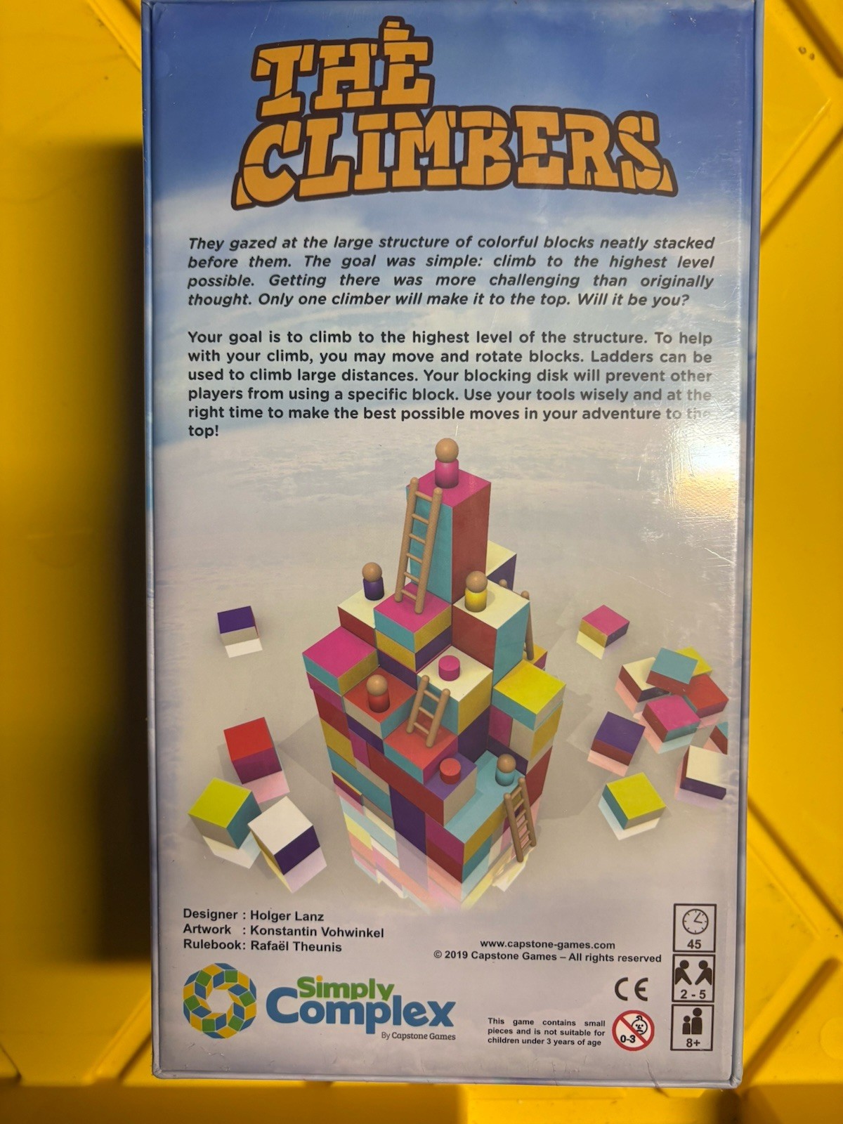 THE CLIMBERS Game – 2017 Complex Games FREE MAILING -FACTORY SEALED