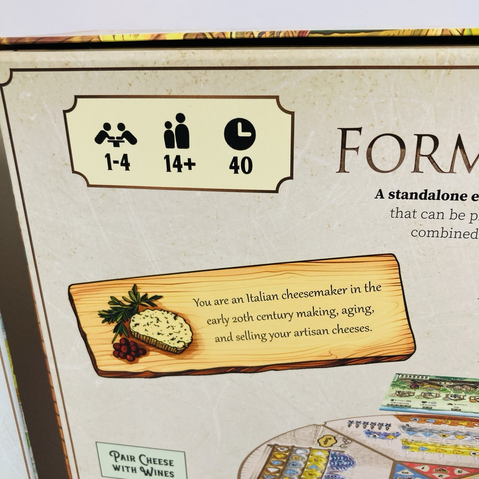 FROMAGE & FORMAGGIO BOARD GAME BUNDLE retail ed. english r2i Complete LIKENEW!