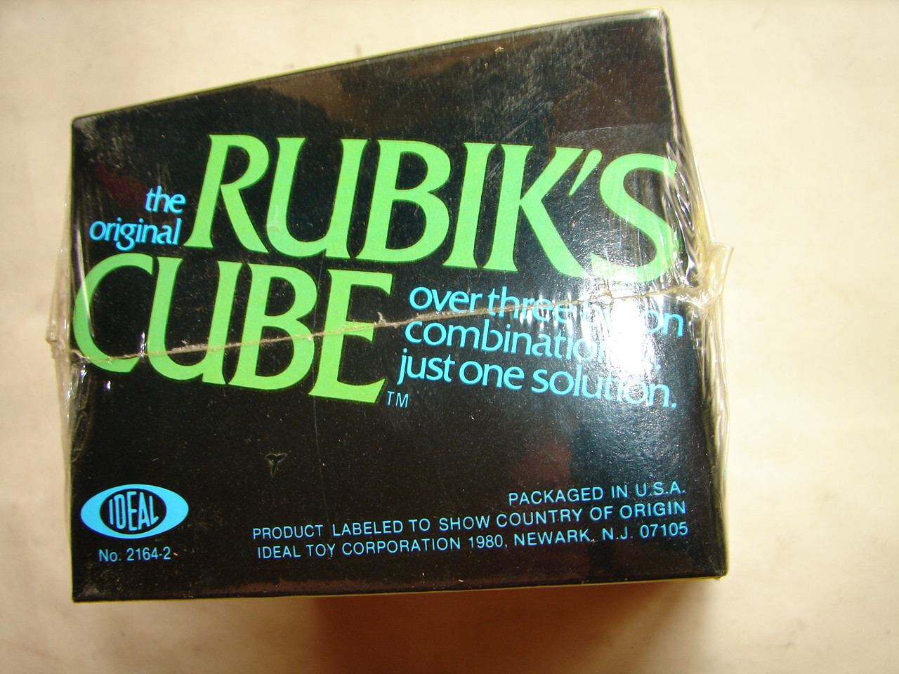 Vintage 1980 Rubik’s Cube puzzle game IDEAL 2164-2 MISP 80’s F23