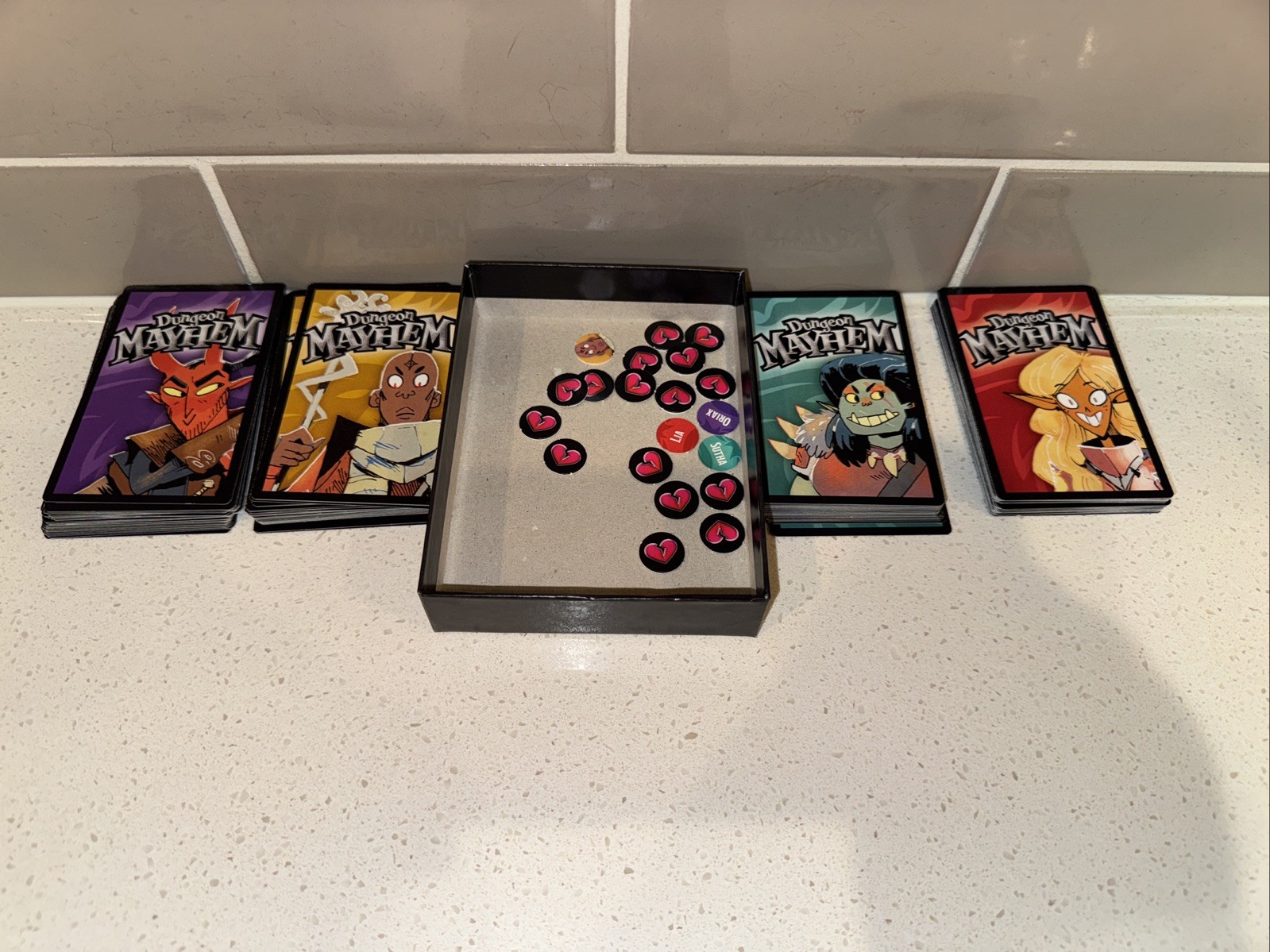 Dungeon Mayhem Dungeons Dragons Card Game 2–4 Players Family Game Night OPEN BOX